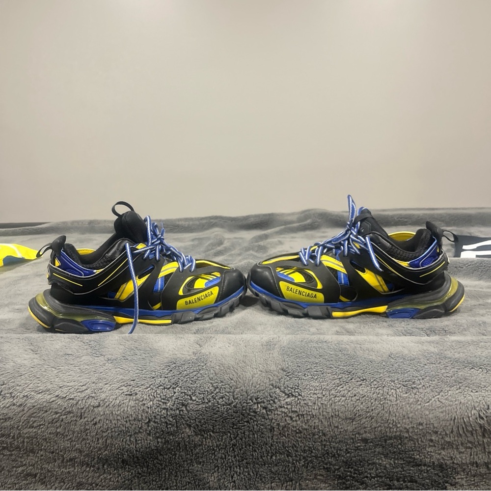 Balenciaga Track Trainers Black, Blue, Yellow